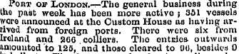 Port oit LoNDON.-r-The general business ...