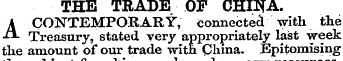 THE TRADE OF CHIJH A. A CONTEMPOR,AR Y, ...