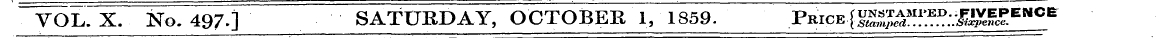 VOL. X.. No. 497Q SATURDAY, OCTOBER 1, 1...