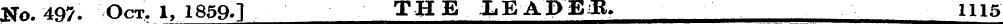 So. 497. Oct. 1, 1859.] THE JLEAPEl. 111...