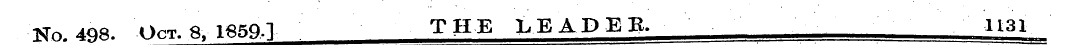No. 498. Or.T. S. 1859.1 THE LEADER 1131
