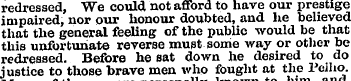 redressed, We could not afford to have o...