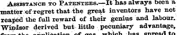 Assistance to Patentees.—It has always b...