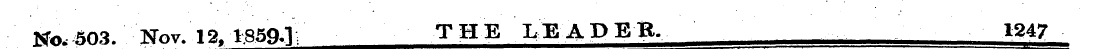 No. 503. Nov. 12,1359.1 THE LEAPEft. 124...
