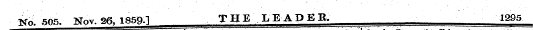 No. 505, ETov. 26, 1859.] THE LEADEB. 12...