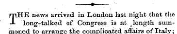 ——? '¦ rpHE news arrived in London last ...