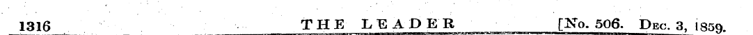 1316 THE LEADER [No, 506. Deo. 3, 185Q.