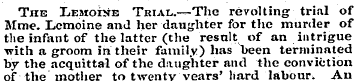 The Lemoine Trial.—The revolting trial o...