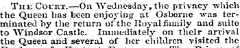 Tiik Court.-—On Wednesday, the privacy w...