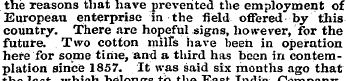 COTTON MANUFACTORIES
