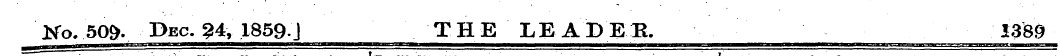 JMo. 50&. Dec. g4, 1859] THE LEADER. 136...