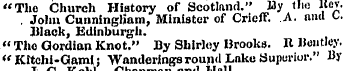 "The Church History of Scotland." By tho...