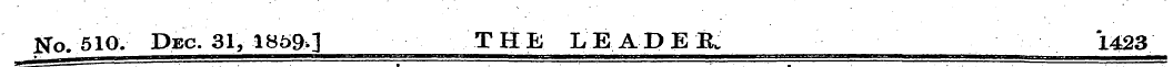 No. 510. Dec. 31, 18p9>] THE LEADER. 142...
