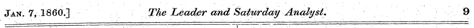 Jan. 7, I860.] The Leader and Sattirday ...