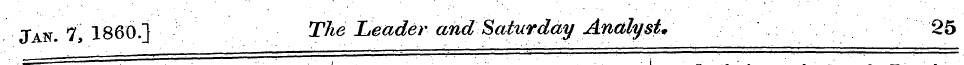 Jan. 7 ' i I860.} The Leader and Saturda...