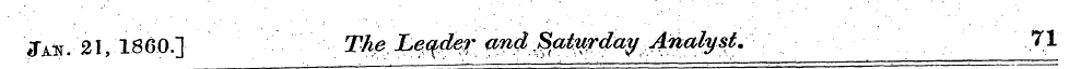¦ jAtt. 21, I860.] ^ 7 1