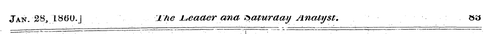 Jan. 28, 1860.J Lhei^eaaer ana ^aturaayJ...