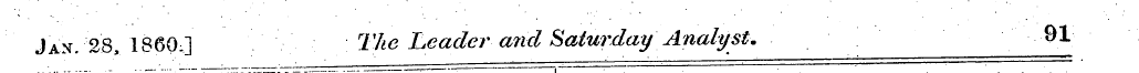 Jan. 28, I860] The Leader a7id Saturday ...