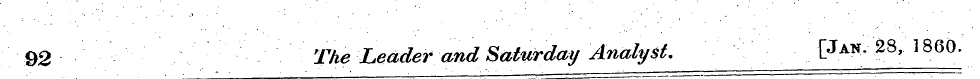 92 The Leader and Saturday Analyst, [Jan...