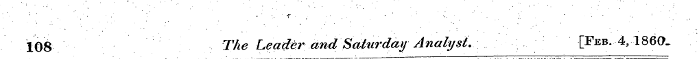 108 The Leader andSaturday Analyst. [Feb...