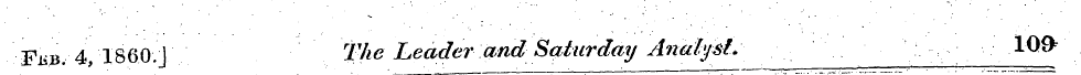 FiiB. 4, 1860.j The Leader and Saturday ...