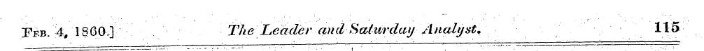 Feb. 4, I860.] The Leader andSaturday An...
