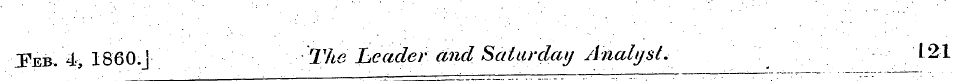 :Feb. 4, 1860.J The Leader and Saturday ...