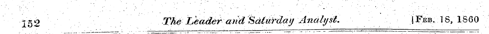 252 The Leader and Saturday Analyst. J F...
