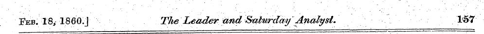 Feb. 18j 1860.J TheLeaderundSaturday Ana...