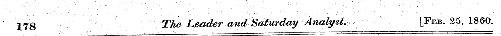178 The Leader andSaturday Analyst. [Feb...
