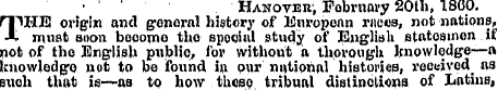 • ' Hanover; Fobrnary 20th, 1800. npH32 ...