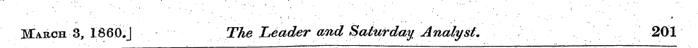 Harch 3, 1860.J The Leader and Saturday ...