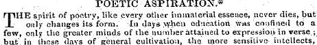 rOETIC ASP I RATION.* rTIHE spirit of po...