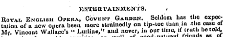 ENTERTAINMENTS. i Ko\'\u English Ofkjia,...