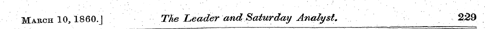 March 10,1860.J The Leader and Saturday ...