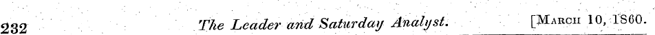 232 The Leader and Saturday Anal yst. [M...