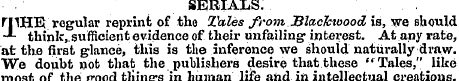 SERIALS. rMHJS regular reprint of the Ta...