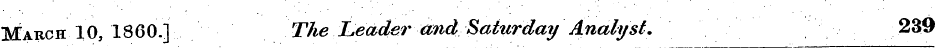 March 10, I860.] The Leader andSaturday'...