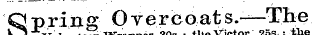 Spring O y ere oats.--—The teer 30 the Victor25sthe