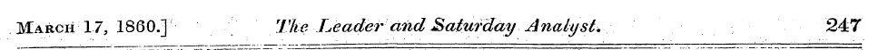 March 17, I860.] The Leader-andSatwday A...