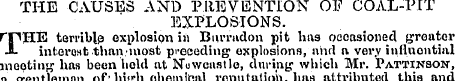 THE CAUSES AND PREVENTION OF COAL-PIT EX...