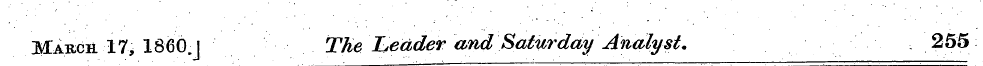 March 17j 186G .J The Leader andSaturday...