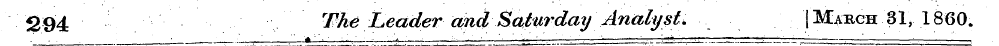 294 r Fhe Leader and Saturday Analyst, |...