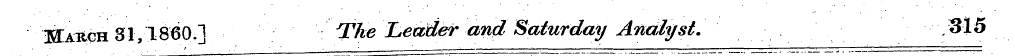 Hargh 31,1860] The Leader and Saturday A...