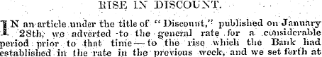 11TSE IX DISCOUNT. IN an article under t...