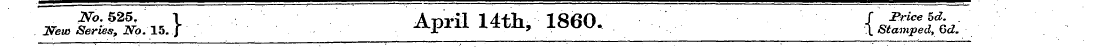¦ ¦ ¦ No. 525. 1 Arn'fl 14-fh iftfiO S P...