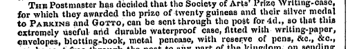 The Postmaster has decided that the Soci...