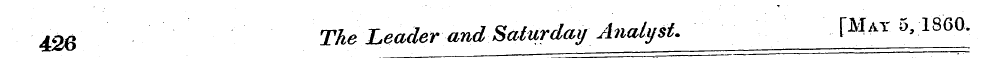 426 The Leader and Saturday Analyst. [Ma...