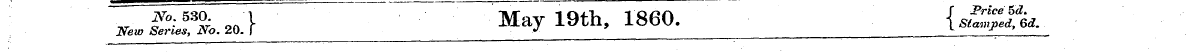 " f«: s«o- 20 V "~ May 19th, 1860. {s££!...