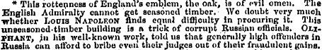 * This rottenness of England's emblem, t...